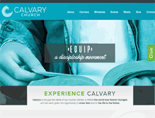 Tablet Screenshot of calvaryspringfield.org